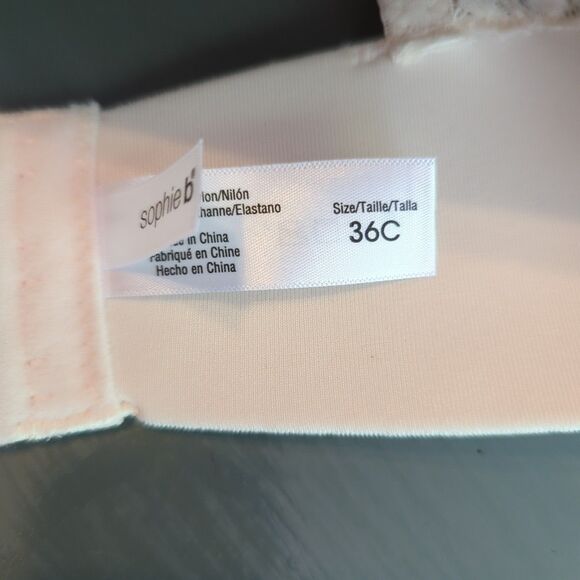 Sophie B Sculpted Shape Push Up Bra 36C White Padded Hidden Wire - Picture 6 of 7